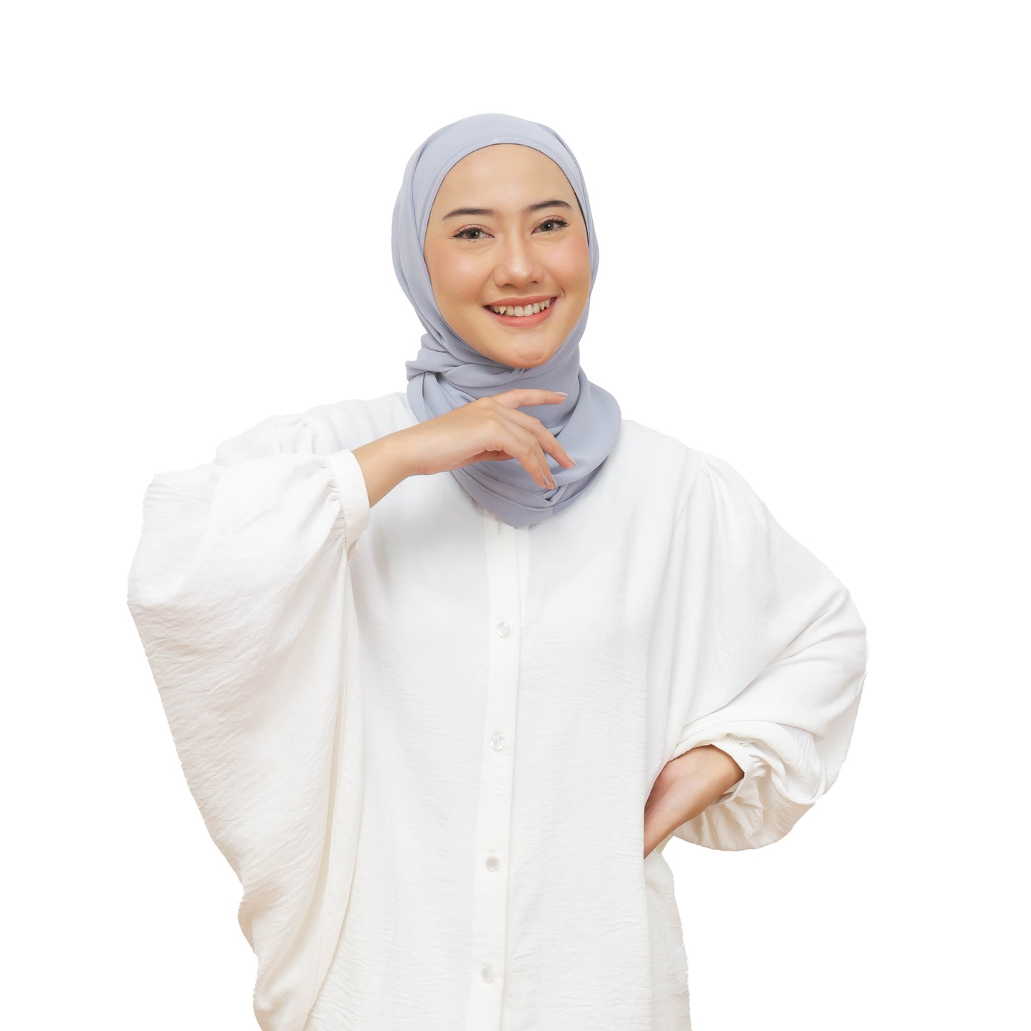 Malaka Pashmina Inner Hijaberies - Lavender Blue