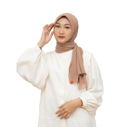 Kelora Pashmina Square Ceruty Babydoll Hijaberies - Milo