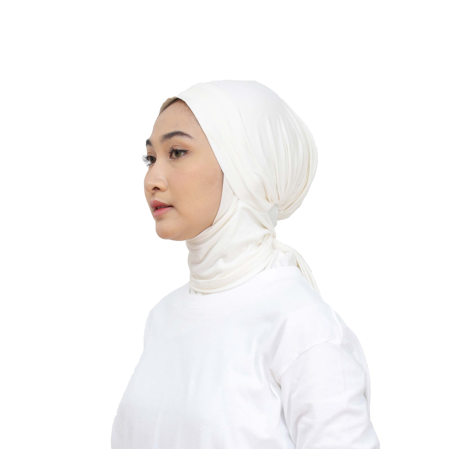 Inner Hijab Ear & Neck Cover Hijaberies - Broken White