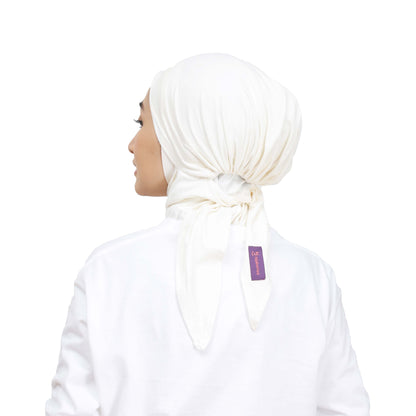 Inner Hijab Ear & Neck Cover Hijaberies - Broken White