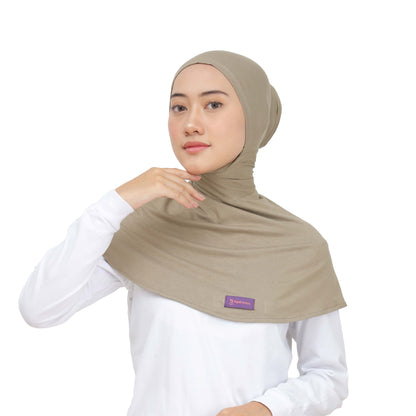 Inner Hijab Ninja Button - Khaky