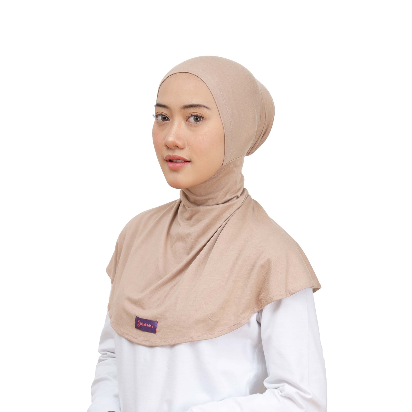 Inner Hijab Ninja Button - Mocca