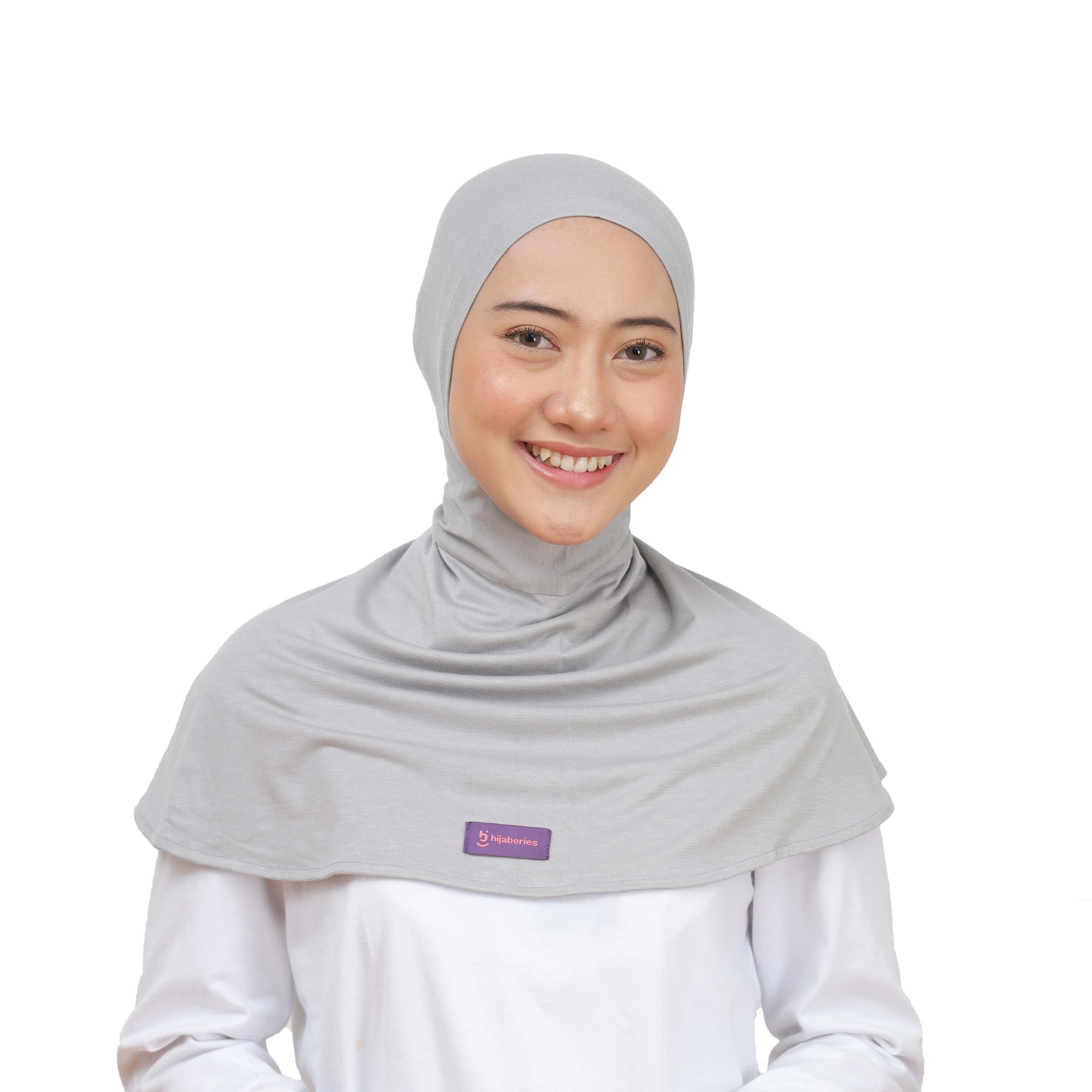 Inner Hijab Ninja Button - Silver