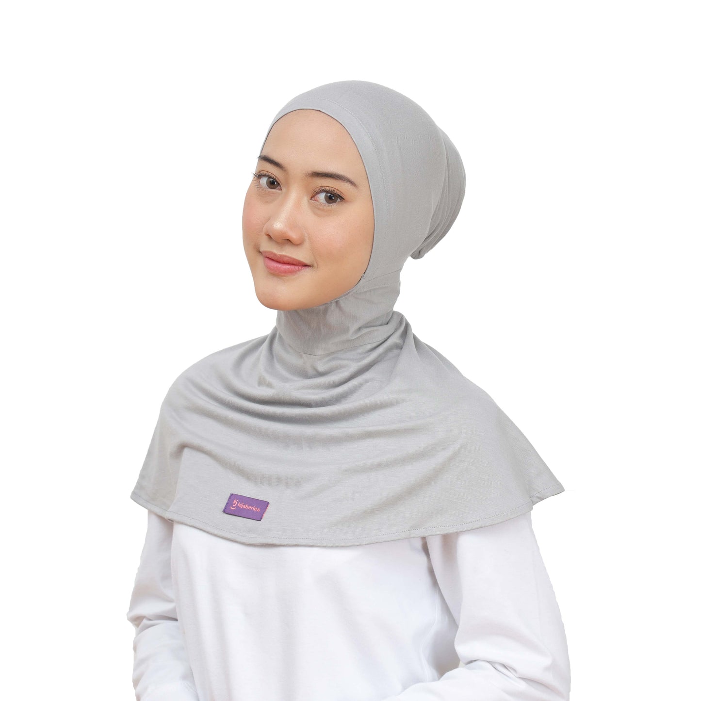 Inner Hijab Ninja Button - Silver