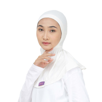 Airy Inner Hijab Ninja - Broken White