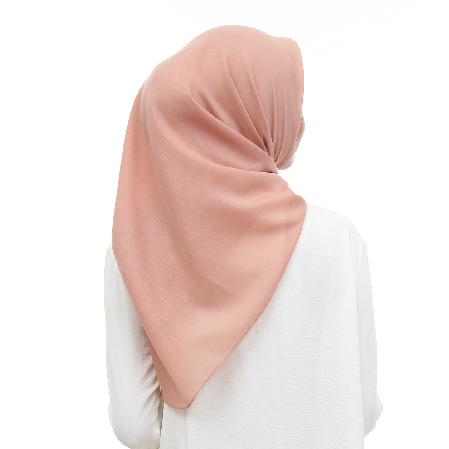 Ayudia Voal Bawal Plain Hijaberies - Powder Puff