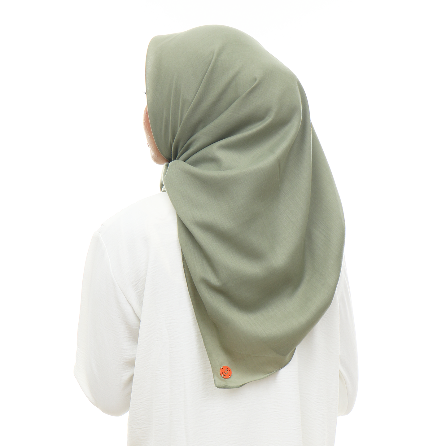 Ayudia Voal Bawal Plain Hijaberies - Matcha Green