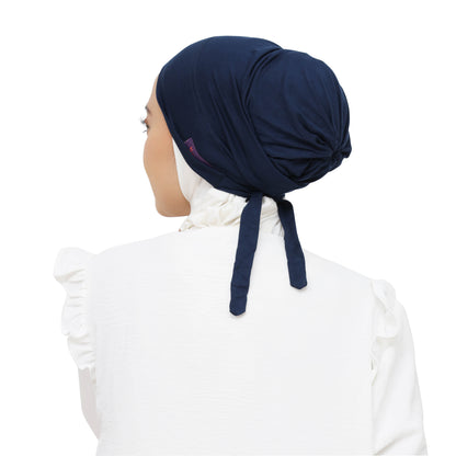 Inner Hijab Arab Tali - Navy