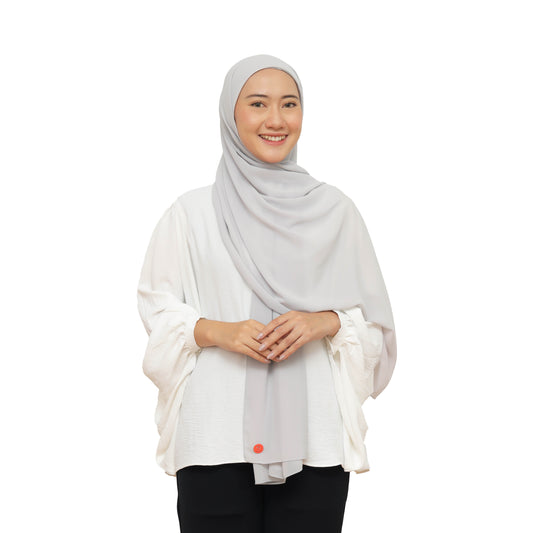 Malaka Pashmina Inner Hijaberies - Light Grey