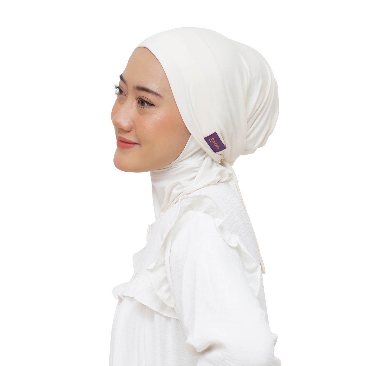 Inner Hijab Arab Tali - Broken White