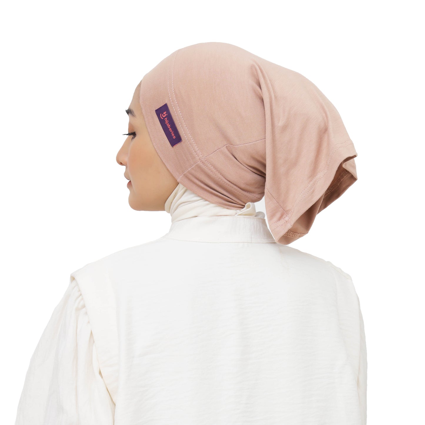 Inner Hijab Long Headband Cotton Rayon Hijaberies - Mocca