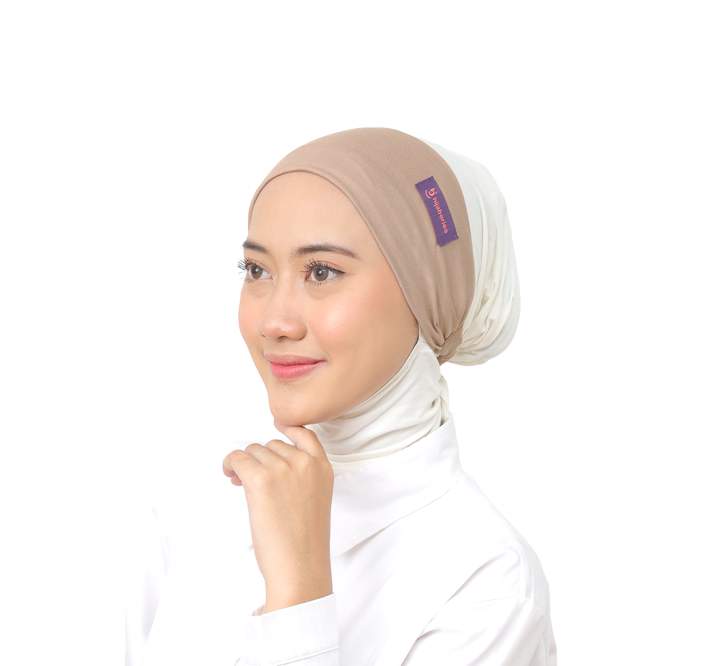 Inner Hijab Bandana Cotton Rayon Hijaberies - Mocca