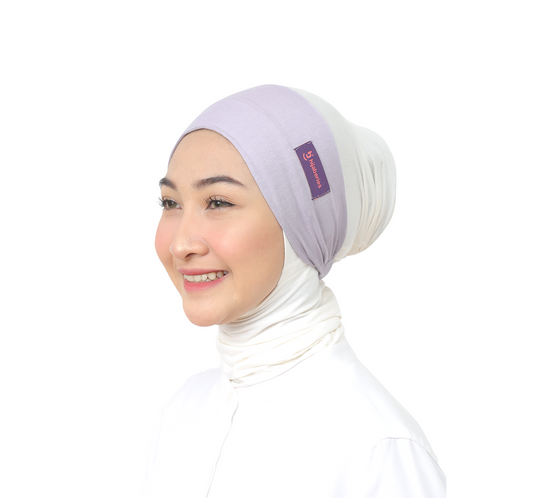 Inner Hijab Bandana Cotton Rayon Hijaberies - Lylac