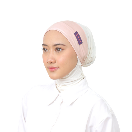 Inner Hijab Bandana Cotton Rayon Hijaberies - Blush Pink