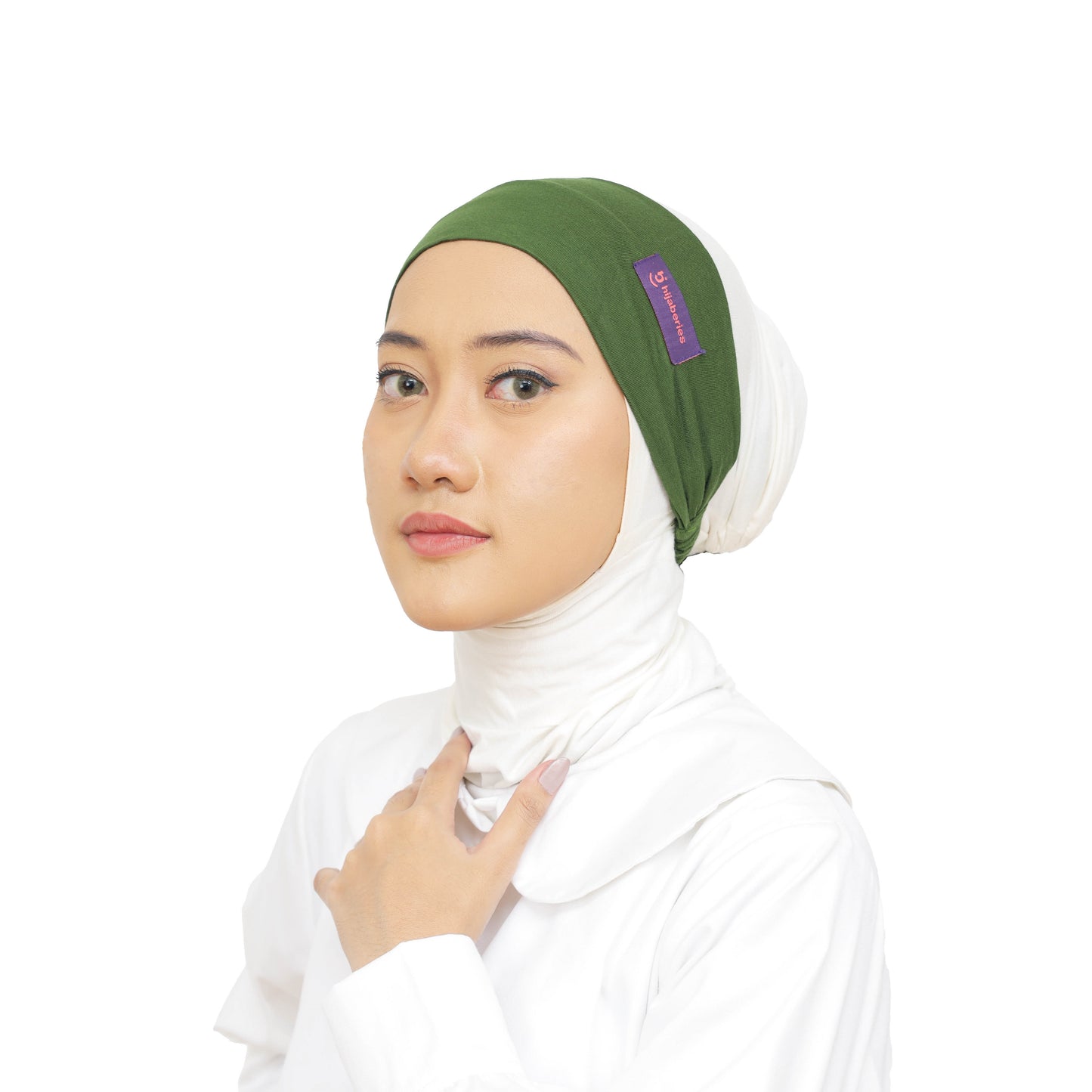 Inner Hijab Bandana Cotton Rayon Hijaberies - Matcha