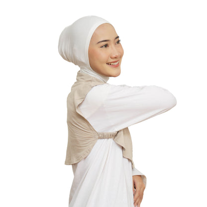 Inner Manset Leher Hijaberies - Beige