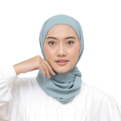 Malaka Pashmina Inner Hijaberies - Dust Blue